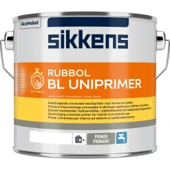 Sikkens Primer Rubbol BL Uniprimer Wit/W05 2,5L