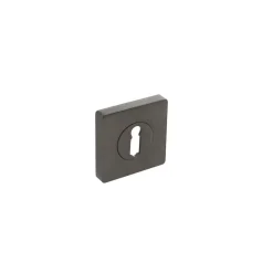Sleutelplaatjes Verdekt Vierkant 55x55x10mm 7mm Nokken Antraciet-Grijs