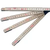 Sola Vouwduimstok hout 10-delig wit, 2 meter