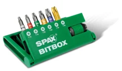 SPAX Bitbox T-STAR Plus 6 Bits T10 T15 T20 T25 T30 T40 Bithouder