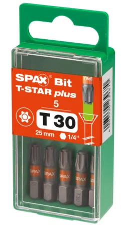 SPAX Bit T-STAR Plus S 25mm 5st