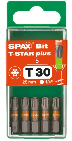 SPAX Bit T-STAR Plus S 25mm 5st