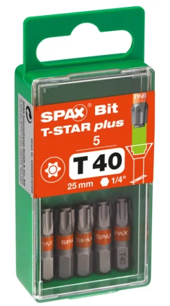 SPAX Bit T-STAR Plus S 25mm 5st