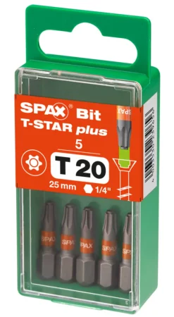 SPAX Bit T-STAR Plus S 25mm 5st