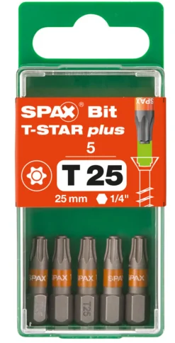 SPAX Bit T-STAR Plus S 25mm 5st