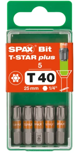SPAX Bit T-STAR Plus S 25mm 5st