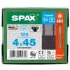 SPAX Gevelschroef RVS A2 VK XS 4x45mm Deeldraad T-STAR Plus T15 Zwart 100st