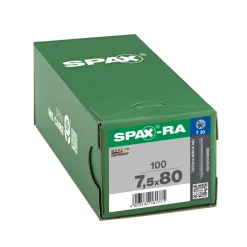 SPAX Kozijnschroef Verzinkt CK Voldraad T30 100st