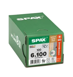 SPAX Stelschroef Verzinkt PK Deeldraad T-STAR Plus T30 100st