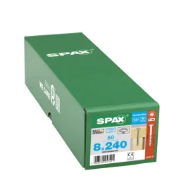 SPAX Tellerkopschroef RVS A2 DK Deeldraad T-STAR Plus T40 50st