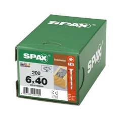 SPAX Tellerkopschroef Verzinkt DK Voldraad T30