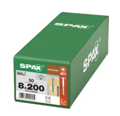 SPAX Tellerkopschroef Verzinkt DK Deeldraad T40 50st