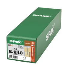 SPAX Tellerkopschroef Verzinkt DK Deeldraad T40 50st