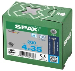 SPAX Universele Schroef RVS A2 VK Voldraad 200st