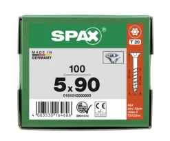 SPAX Universele Schroef Verzinkt VK Deeldraad T-Star Plus T20
