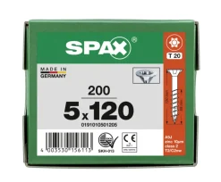 SPAX Universele Schroef Verzinkt VK Deeldraad T-Star Plus T20