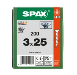 SPAX Universele Schroef Verzinkt VK Voldraad 200st