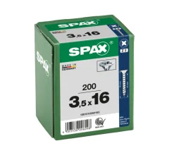 SPAX Universele Schroef Verzinkt VK Voldraad 200st