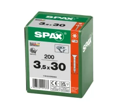 SPAX Universele Schroef Verzinkt VK Voldraad 200st