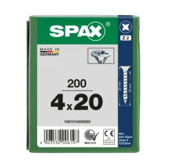 SPAX Universele Schroef Verzinkt VK Voldraad 200st