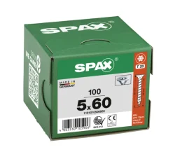 SPAX Universele Schroef Verzinkt VK 5x60mm Voldraad T-STAR Plus T20 100st