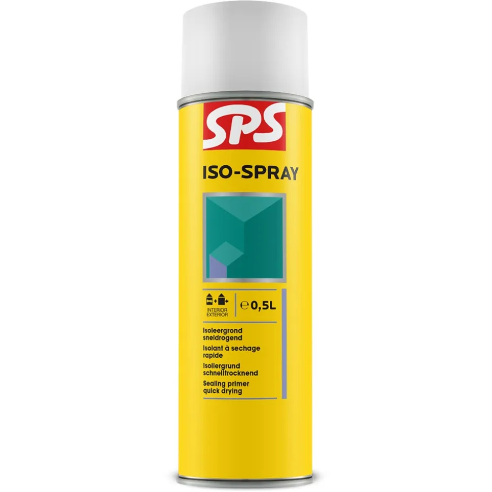 SPS Iso-Spray Isoleermiddel Sneldrogend Wit 500ml