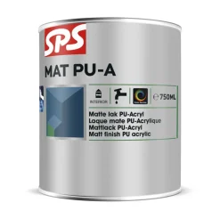 SPS Lak Mat PU-A RAL 9010 750ml