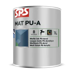 SPS Lak Mat PU-A Wit 2,5L