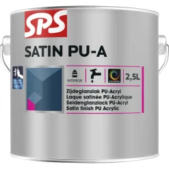 SPS Lak Satin PU-A Wit 2,5L