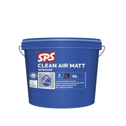 SPS Muurverf Clean Air Mat Wit/Mengbasis P 4L