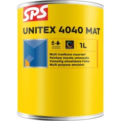 SPS Muurverf Unitex 4040 Mat Mengbasis D 1L