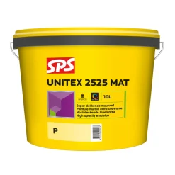 SPS Muurverf Unitex 2525 Mat Wit/Mengbasis P 10L