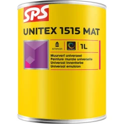 SPS Muurverf Unitex 1515 Mat Wit/Mengbasis P 1L