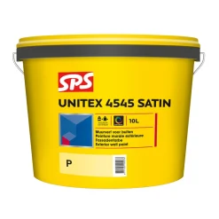 SPS Muurverf Unitex 4545 Zijdeglans Wit/Mengbasis P 10L
