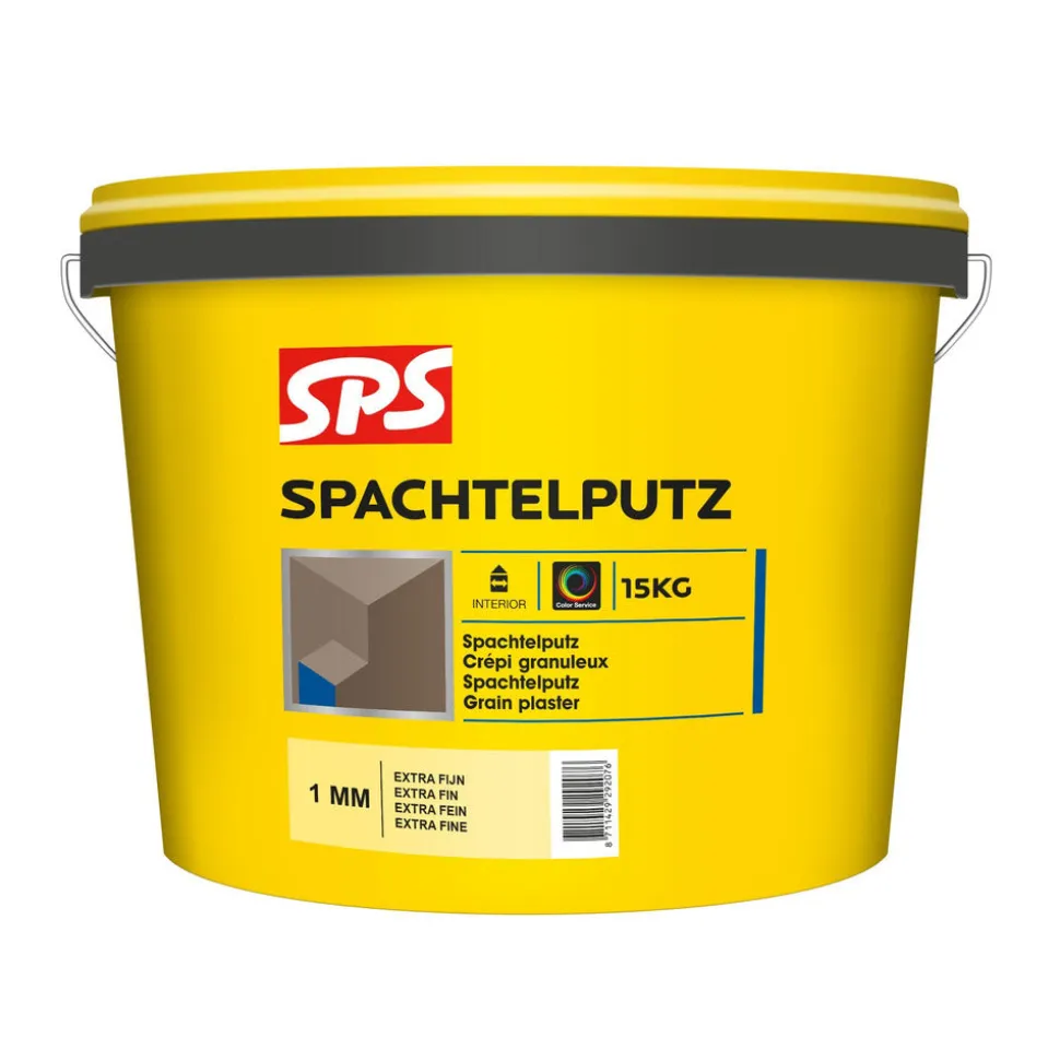 SPS Spachtelputz Binnen Wit 1mm 15kg