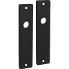 StarX Kortschild Blind Aluminium Zwart 2stuks