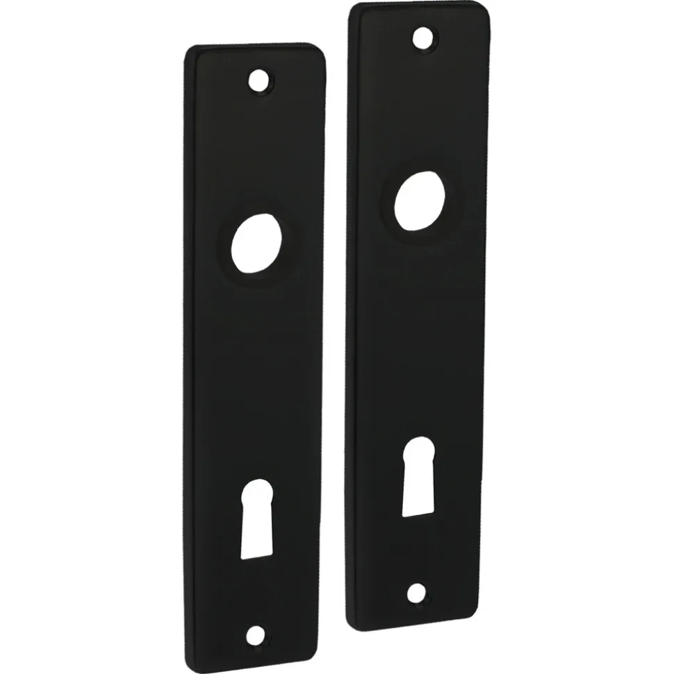StarX Kortschild SL56 Aluminium Zwart 2stuks