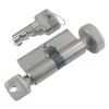 StarX Profielcilinder Vernikkeld 60mm Met Knop