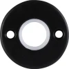 StarX Rondrozet Krukgat Aluminium Zwart diam.  41mm 2stuks