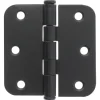 StarX Scharnier Rond Model Met Losse Pen Zwart 76x76mm 2stuks