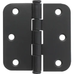StarX Scharnier Rond Model Met Losse Pen Zwart 76x76mm 2stuks