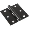 StarX Scharnier Smal Model Met Vaste Pen Zwart 63x63mm 2stuks