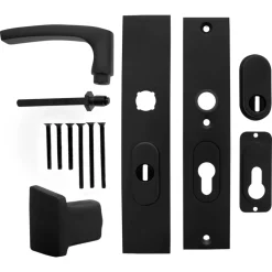 StarX Veiligheidsbeslag Duwer/Kruk/Langschild PC55/72 SKG3 Aluminium Zwart
