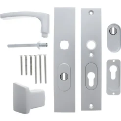 Starx Veiligheidsbeslag Duwer-Kruk-Langschild PC55/72 SKG*** Aluminium