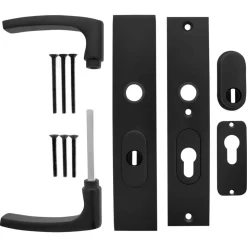 StarX Veiligheidsbeslag Kruk/Kruk/Langschild PC55/72 SKG3 Aluminium Zwart