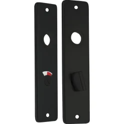 StarX WC Schild 57/5 Aluminium Zwart 180x41mm 2stuks