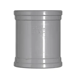 Steekmof PVC 2x manchetmof Ø 110 mm KOMO-keur