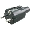 Stekker PVC Zwart 10/16A 3680W Randaarde