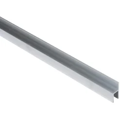 Stoeltjesprofiel Aluminium Grijs 26x8x15x1,5x2500mm