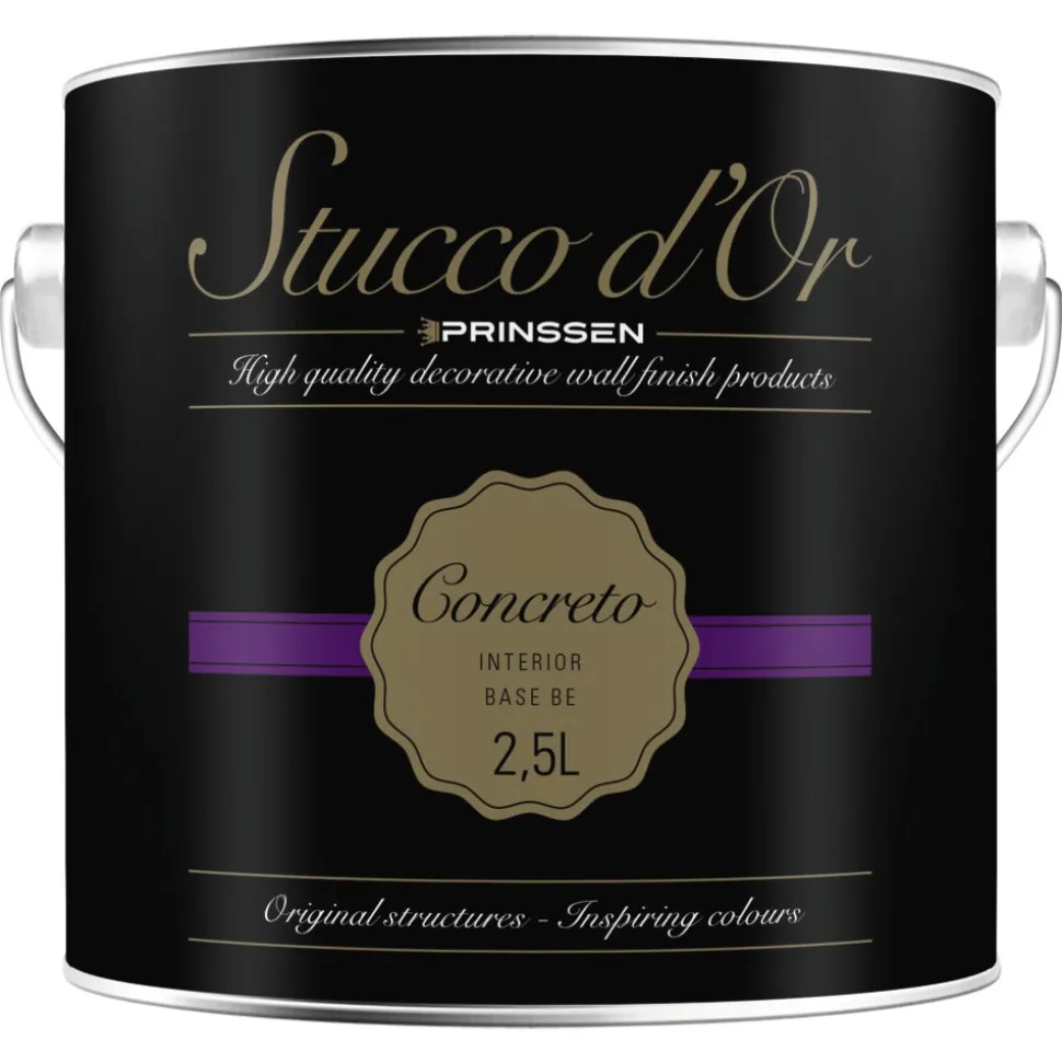 Stucco d'Or Wandafwerking Concreto Binnen Betonlook/Basis BE 2,5L